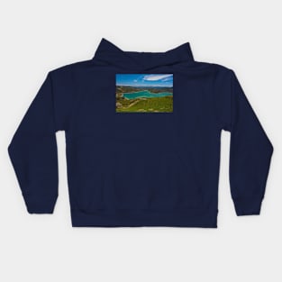 Jezero Butoniga Lake in Istria, Croatia Kids Hoodie